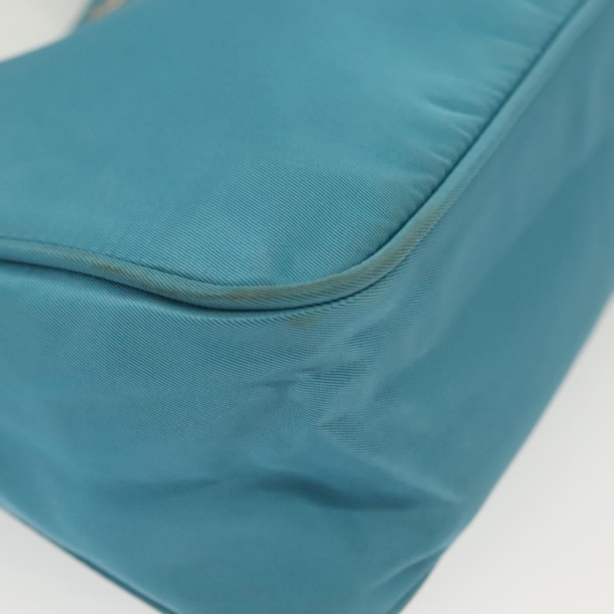Prada Hobo Tessuto, BLUE, NYLON, Handbag
