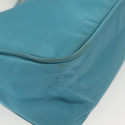 Prada Hobo Tessuto, BLUE, NYLON, Handbag