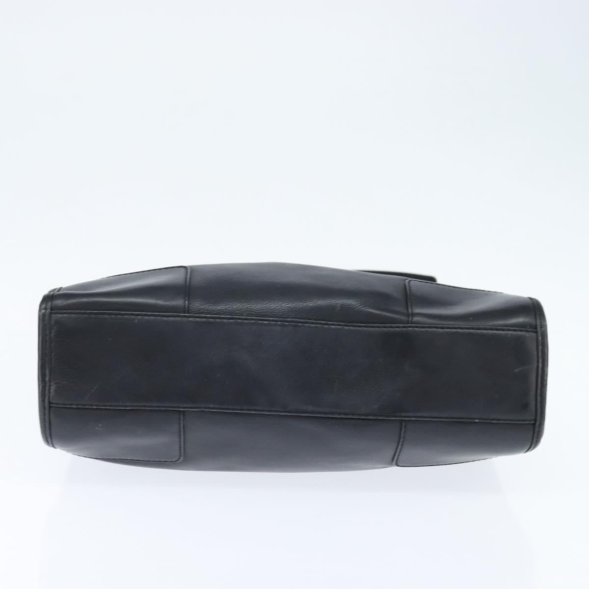 Loewe Anagram Shoulder Bag Leather, BLACK, LEATHER, Shoulder bag