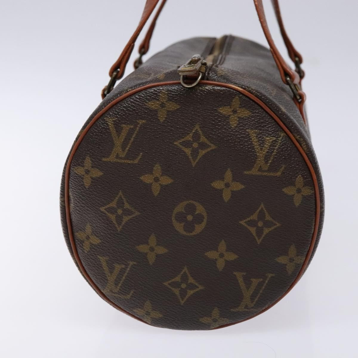 Louis Vuitton Papillon Handbag Monogram Canvas, BROWN, CANVAS, Handbag