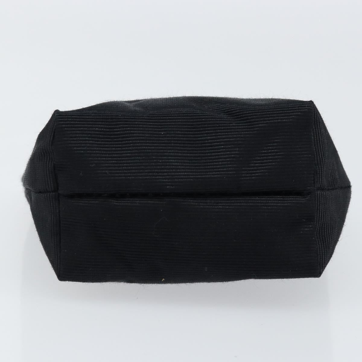 Celine Circle Logo Pouch Nylon, BLACK, NYLON, Clutche & pouche