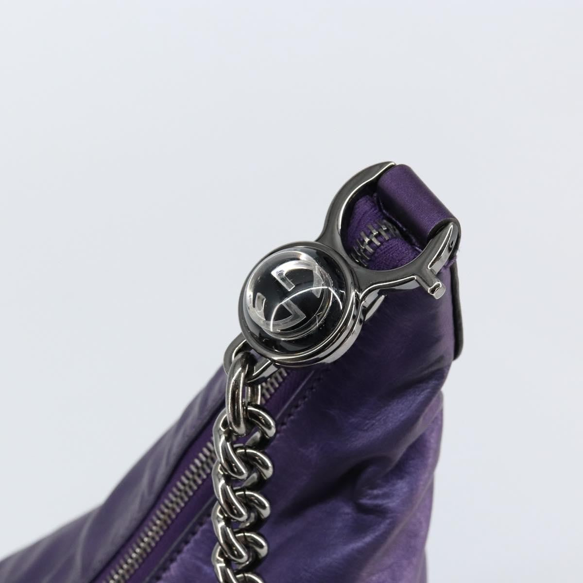 Gucci Galaxy Hobo Leather, PURPLE, LEATHER, Shoulder bag