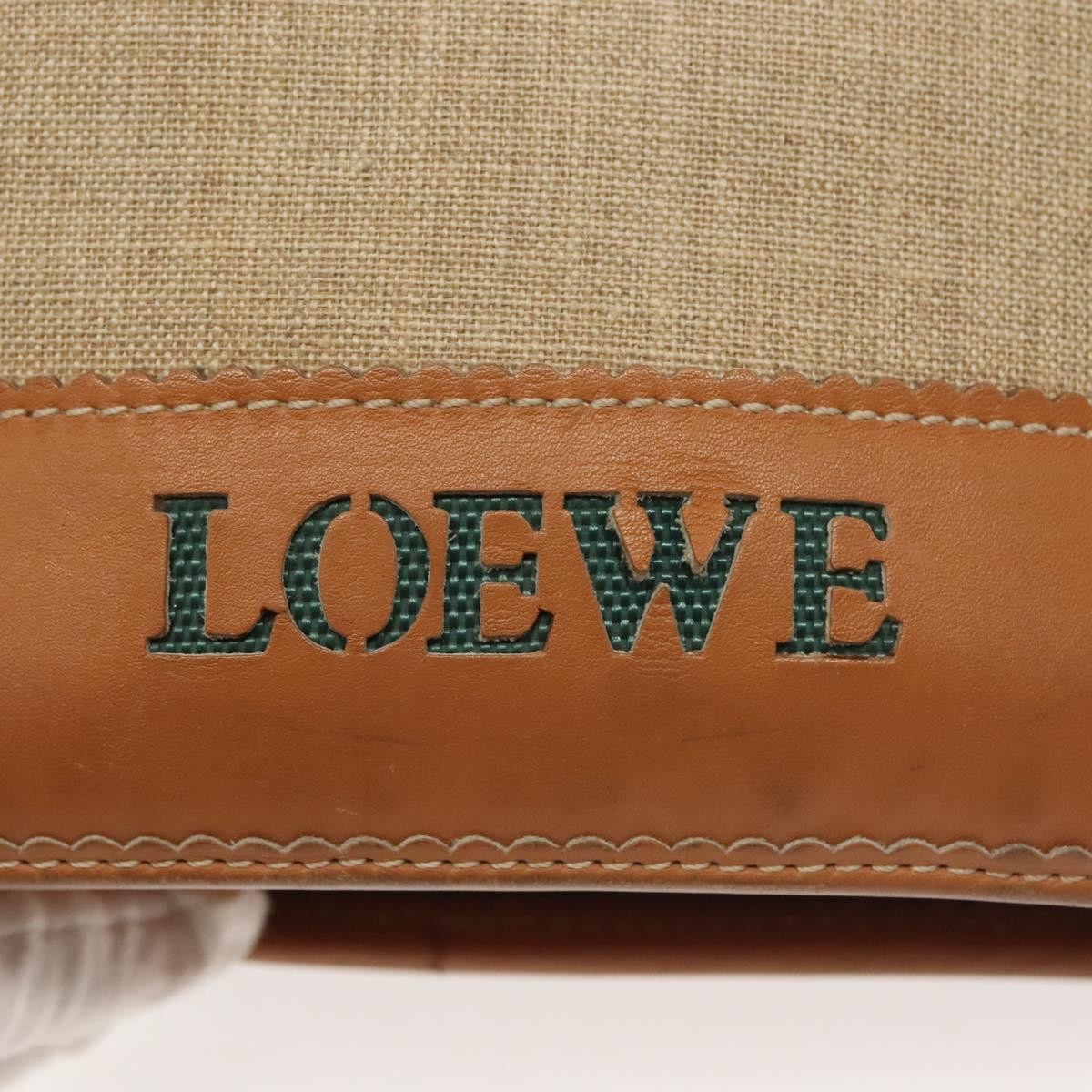 Loewe Vintage Shoulder Bag Canvas, BEIGE, CANVAS, Shoulder bag