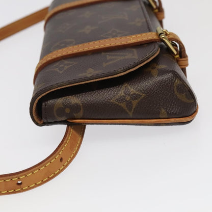 Louis Vuitton Pochette Marrell Monogram Canvas, BROWN, CANVAS, Clutche & pouche