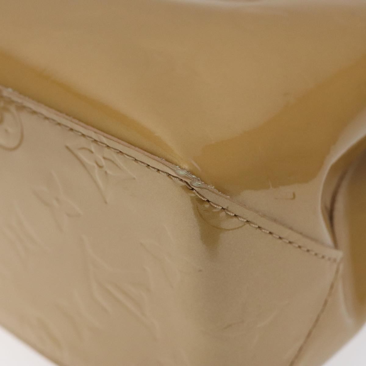 Louis Vuitton Reade Handbag Monogram Vernis, BEIGE, PATENT_LEATHER, Handbag