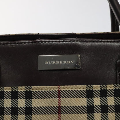 Burberry Nova Check Handbag Nova Check Canvas and leather, BEIGE, NYLON, Handbag