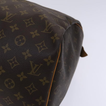 Louis Vuitton Keepall Bag Monogram Canvas, BROWN, CANVAS, Travel bag