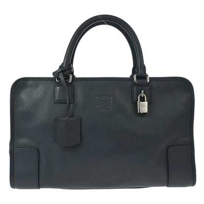 Loewe Amazona NM Bag Leather, NAVY, LEATHER, Handbag