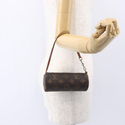 Louis Vuitton Papillon Pochette Monogram Canvas, BROWN, CANVAS, Clutche & pouche