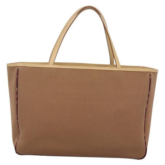 Burberry Nova Check Tote Leather, BEIGE, CANVAS, Tote bag