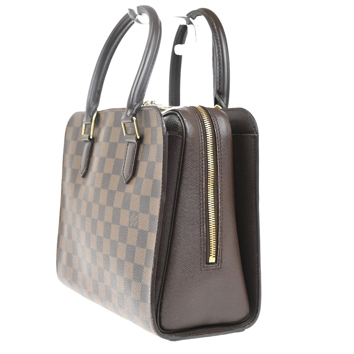 Louis Vuitton Triana Bag Damier, Brown, Canvas, Handbag