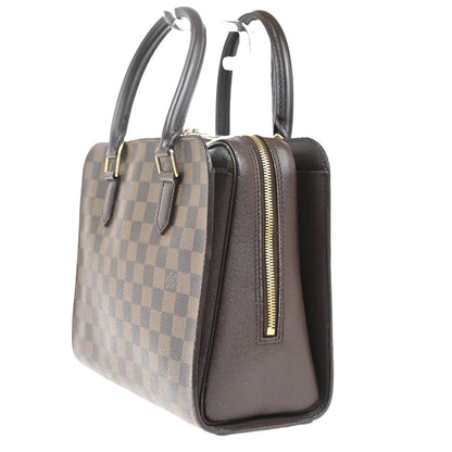 Louis Vuitton Triana Bag Damier, Brown, Canvas, Handbag