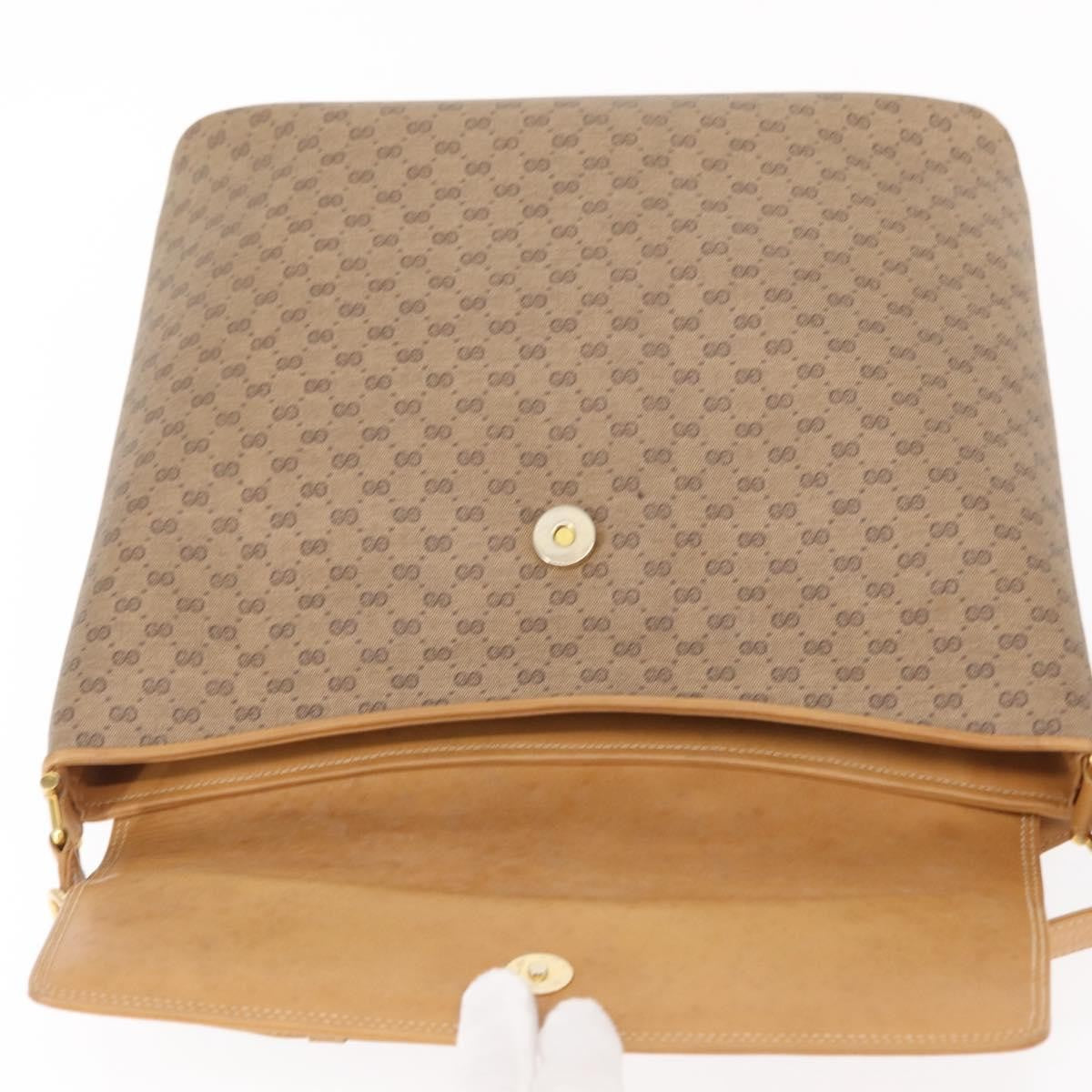Gucci Micro GG supreme shoulder bag GG canvas, BEIGE, CANVAS, Shoulder bag