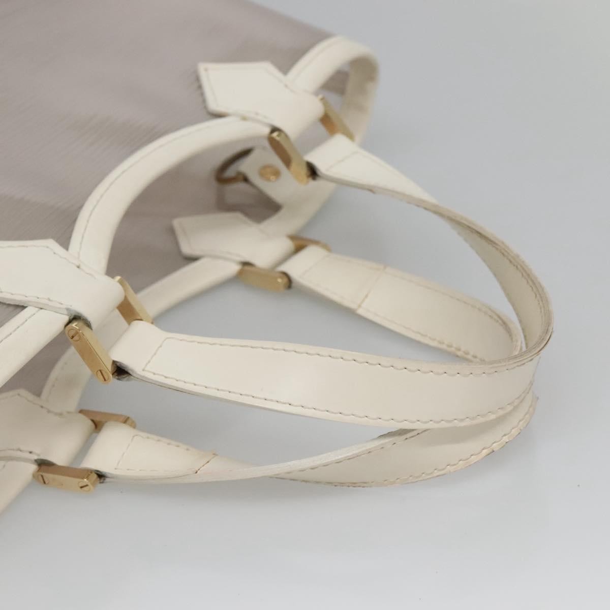 Louis Vuitton Plage Lagoon Bay Handbag Vinyl Epi Leather, WHITE, LEATHER, Handbag