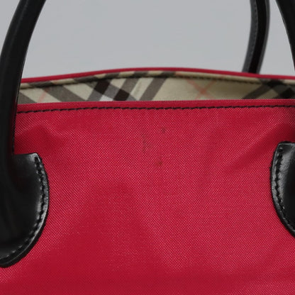 Burberry Nova Check Tote Nylon, PINK, NYLON, Tote bag