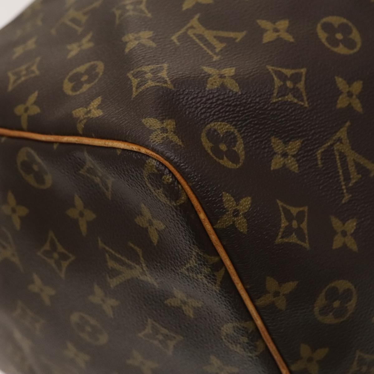 Louis Vuitton Keepall Bag Monogram Canvas, BROWN, CANVAS, Travel bag