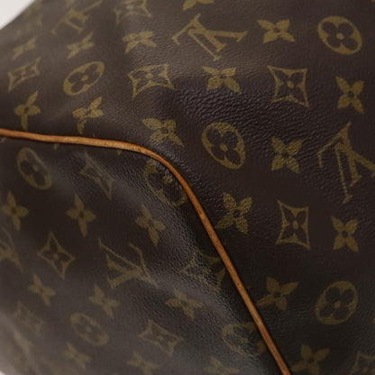 Louis Vuitton Keepall Bag Monogram Canvas, BROWN, CANVAS, Travel bag