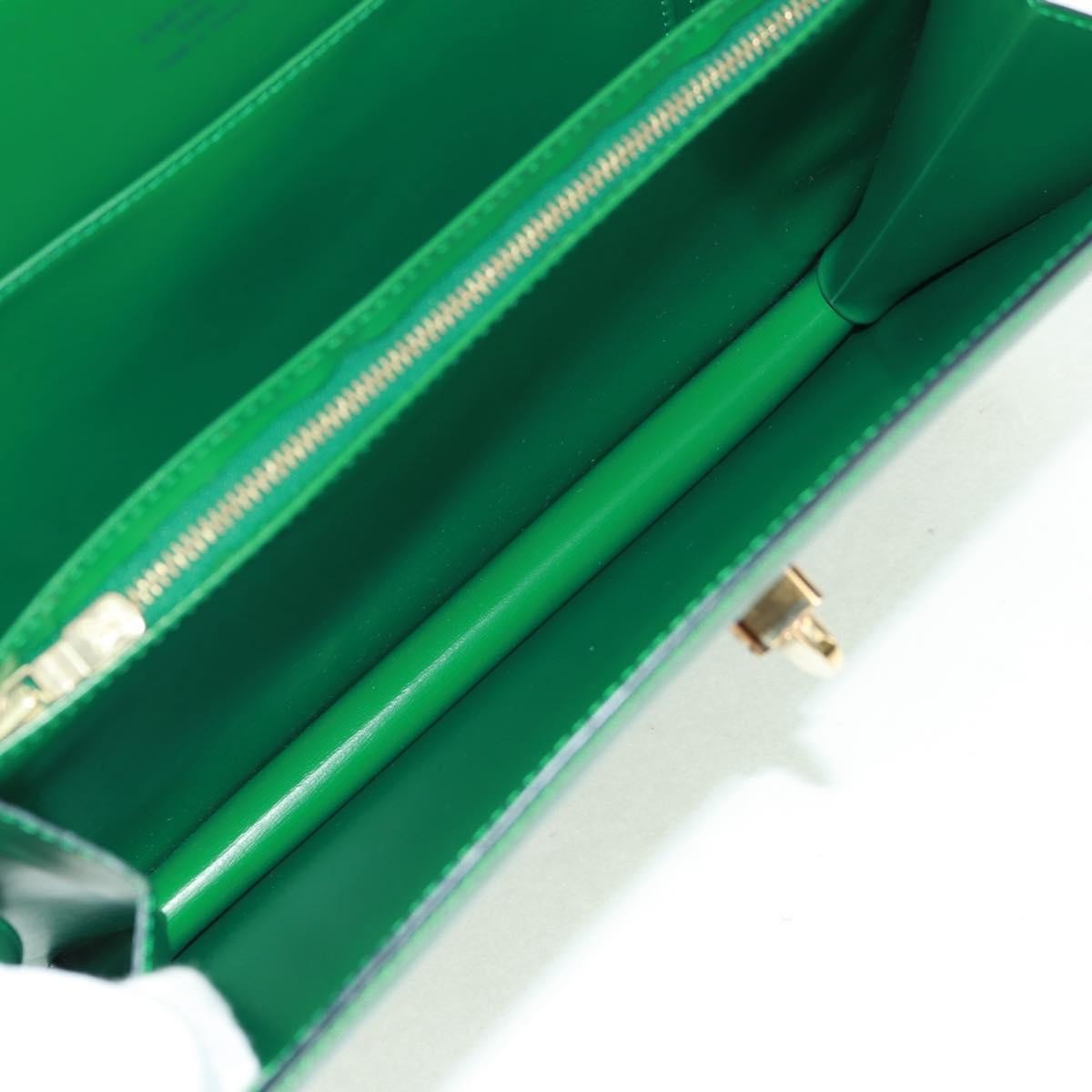 Louis Vuitton Capucines Shoulder Bag Epi Leather, GREEN, LEATHER, Shoulder bag