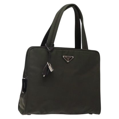 Prada Bowling Shoulder Bag Tessuto, KHAKI, NYLON, Shoulder bag