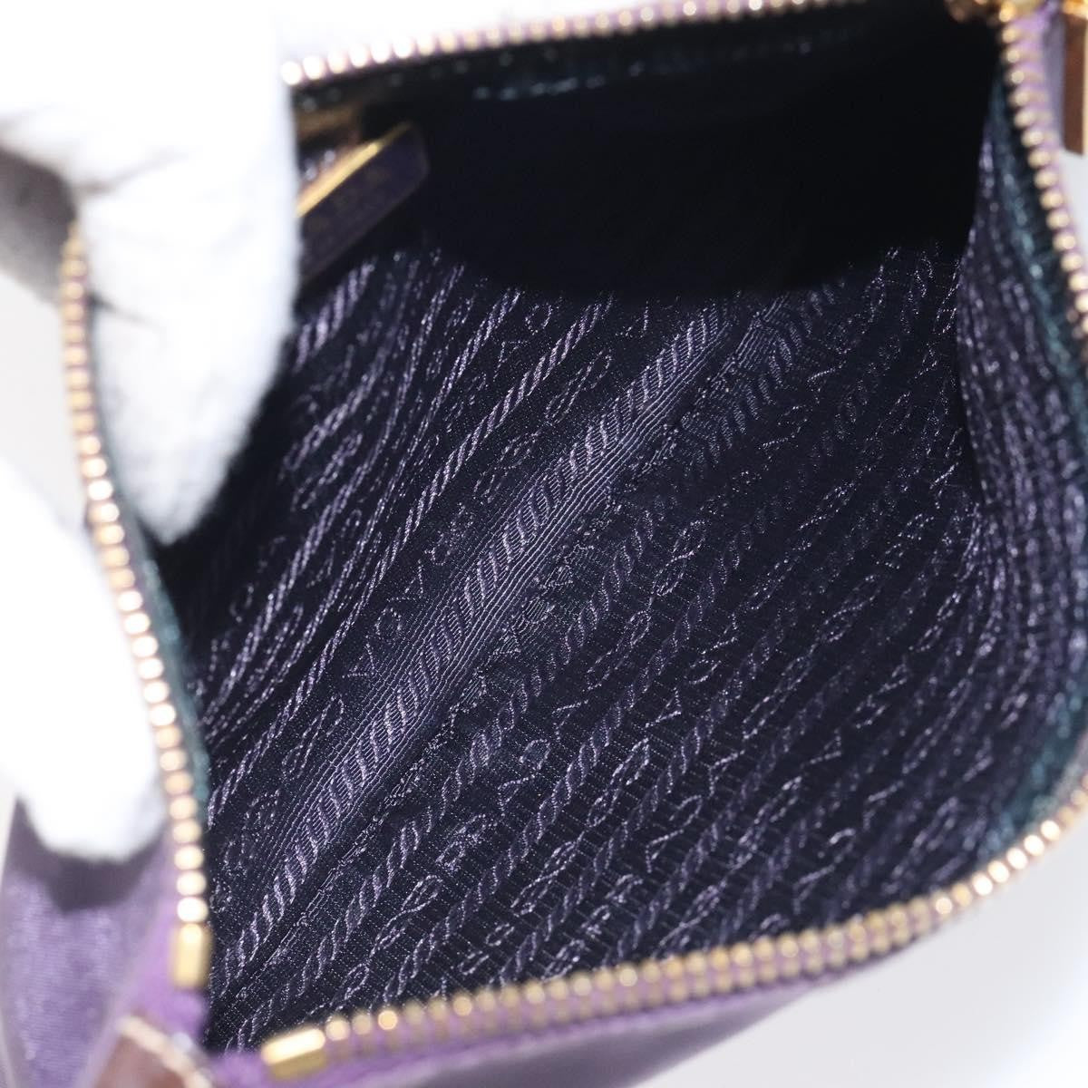 Prada Zip Pouch Tessuto, PURPLE, NYLON, Clutche & pouche