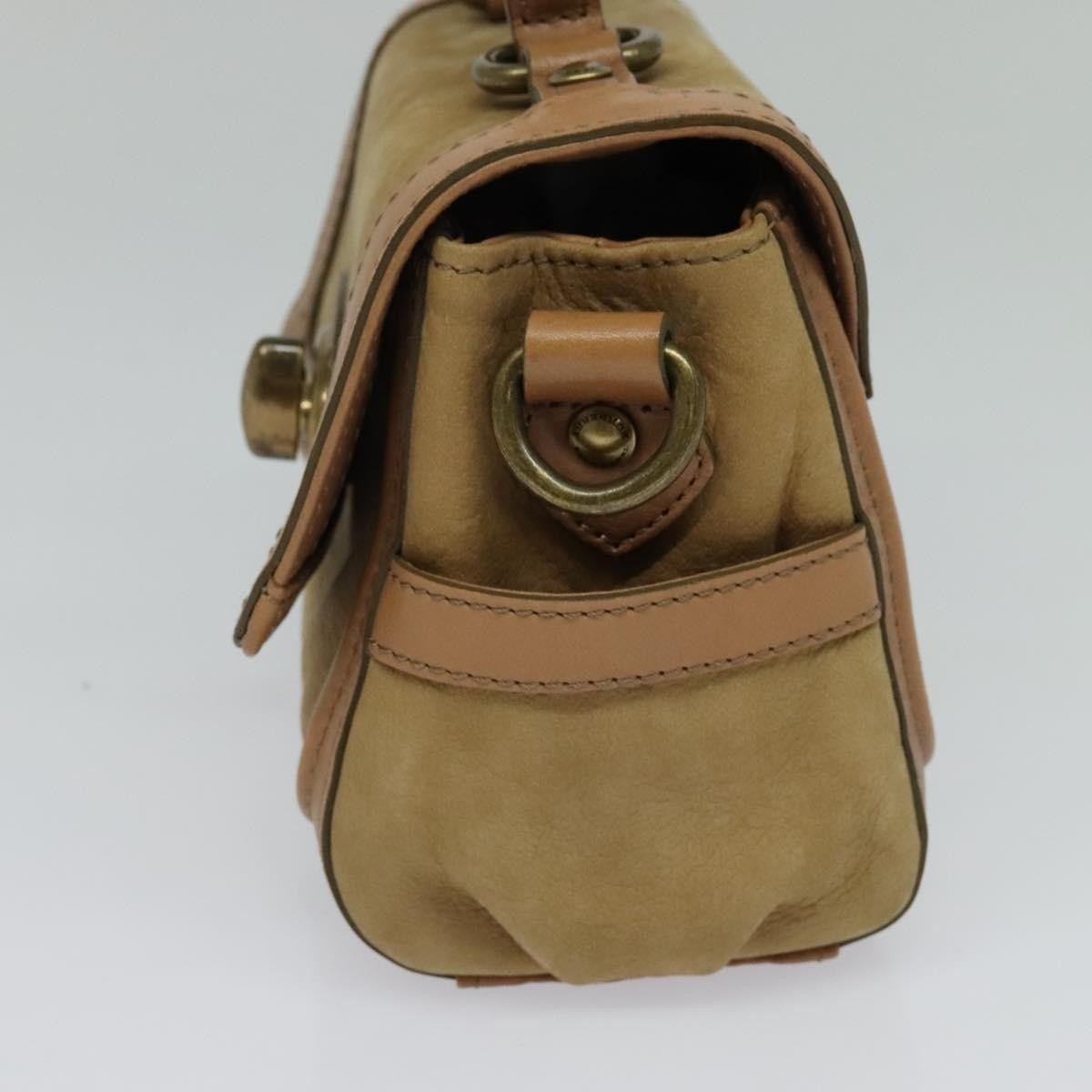 Burberry Blue Label Handbag Suede, BEIGE, SUEDE, Handbag