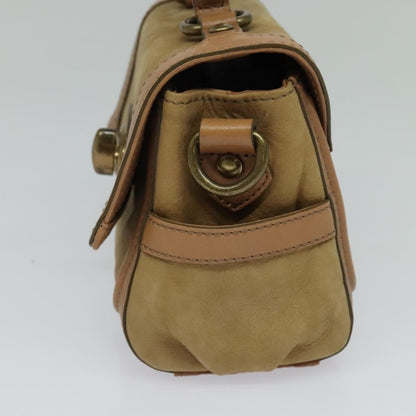 Burberry Blue Label Handbag Suede, BEIGE, SUEDE, Handbag