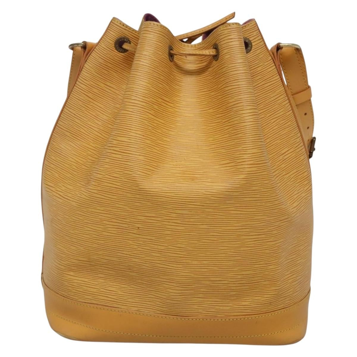 Louis Vuitton Noe Handbag Epi Leather, YELLOW, LEATHER, Handbag