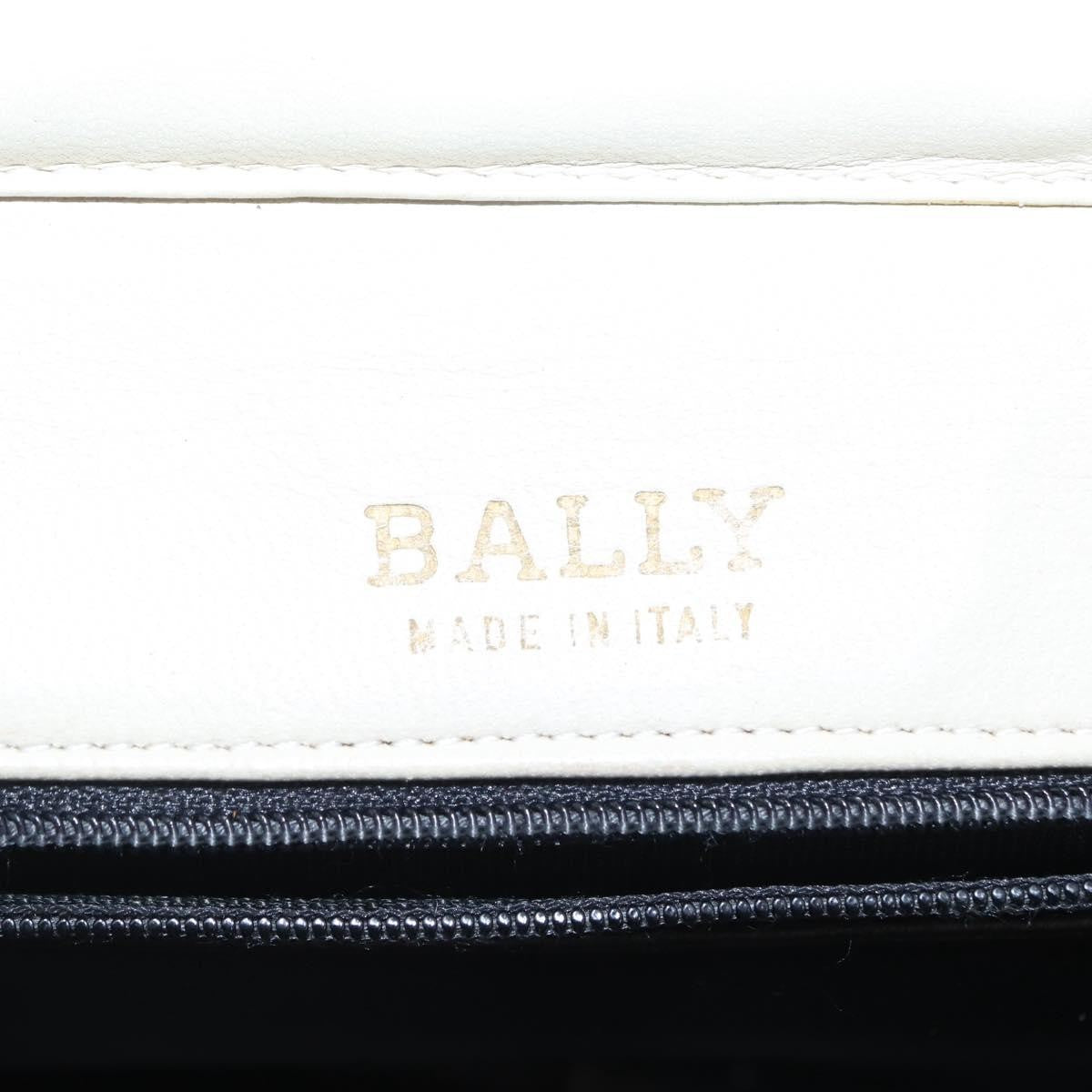 Bally Vintage Shoulder Bag Quilted leather, WHITE, LEATHER, Shoulder bag