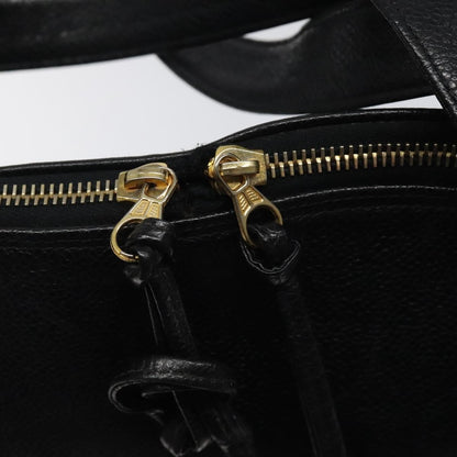Chanel Coco Mark Black cakfskin, BLACK, CALFSKIN, Handbag
