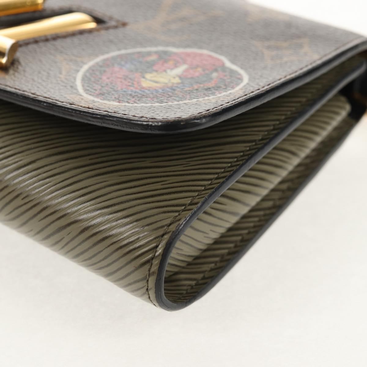 Louis Vuitton Twist Chain Wallet Limited Edition Kabuki Stickers Monogram Canvas, MULTICOLOUR, CANVAS, Clutche & pouche