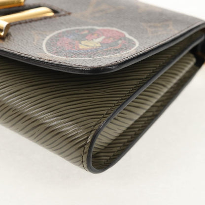 Louis Vuitton Twist Chain Wallet Limited Edition Kabuki Stickers Monogram Canvas, MULTICOLOUR, CANVAS, Clutche & pouche