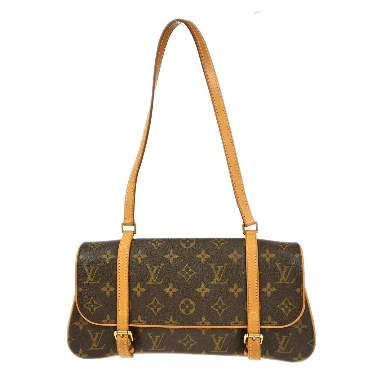 Louis Vuitton Marelle Shoulder Bag Monogram Canvas, BROWN, CANVAS, Shoulder bag