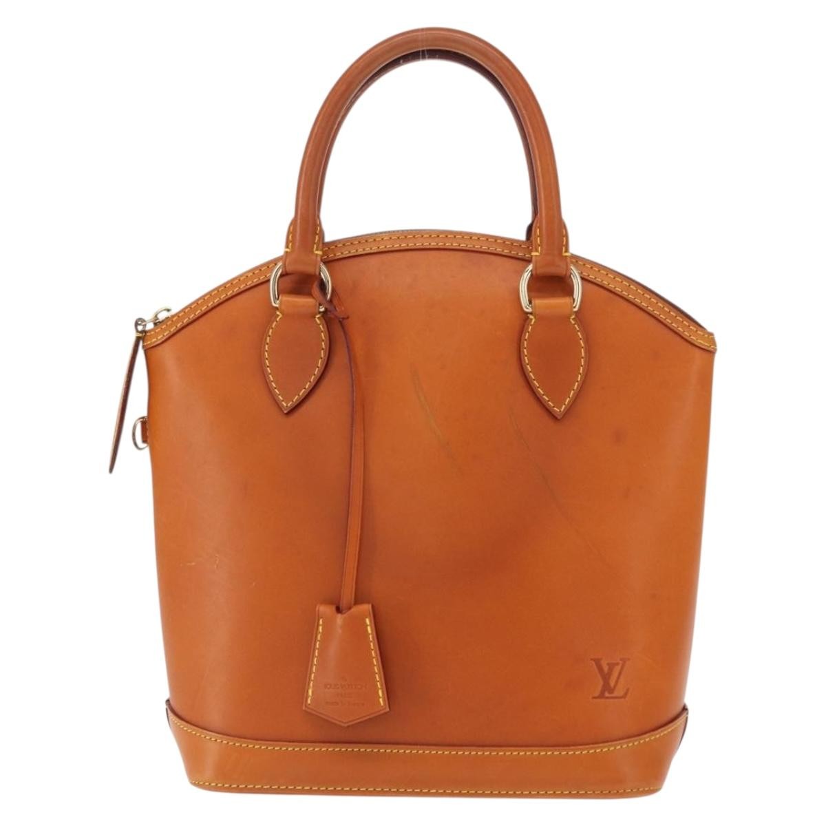 Louis Vuitton Lockit Handbag Nomade Leather, BROWN, LEATHER, Handbag
