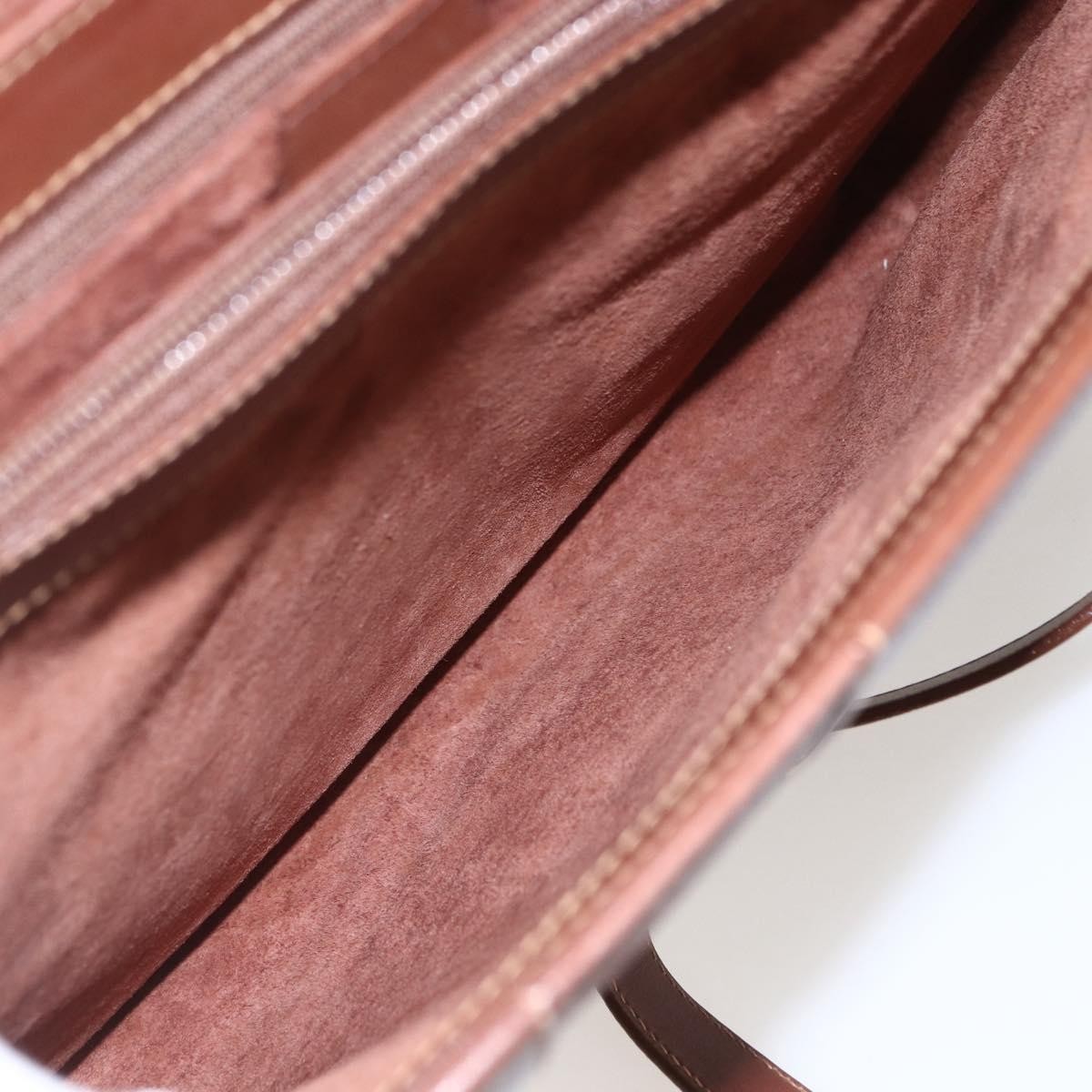 Gucci Vintage tote Leather, BROWN, LEATHER, Tote bag