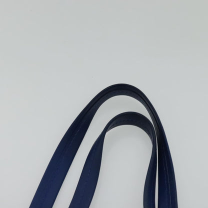 Celine Vertical Cabas Tote Leather, BLUE, LEATHER, Tote bag