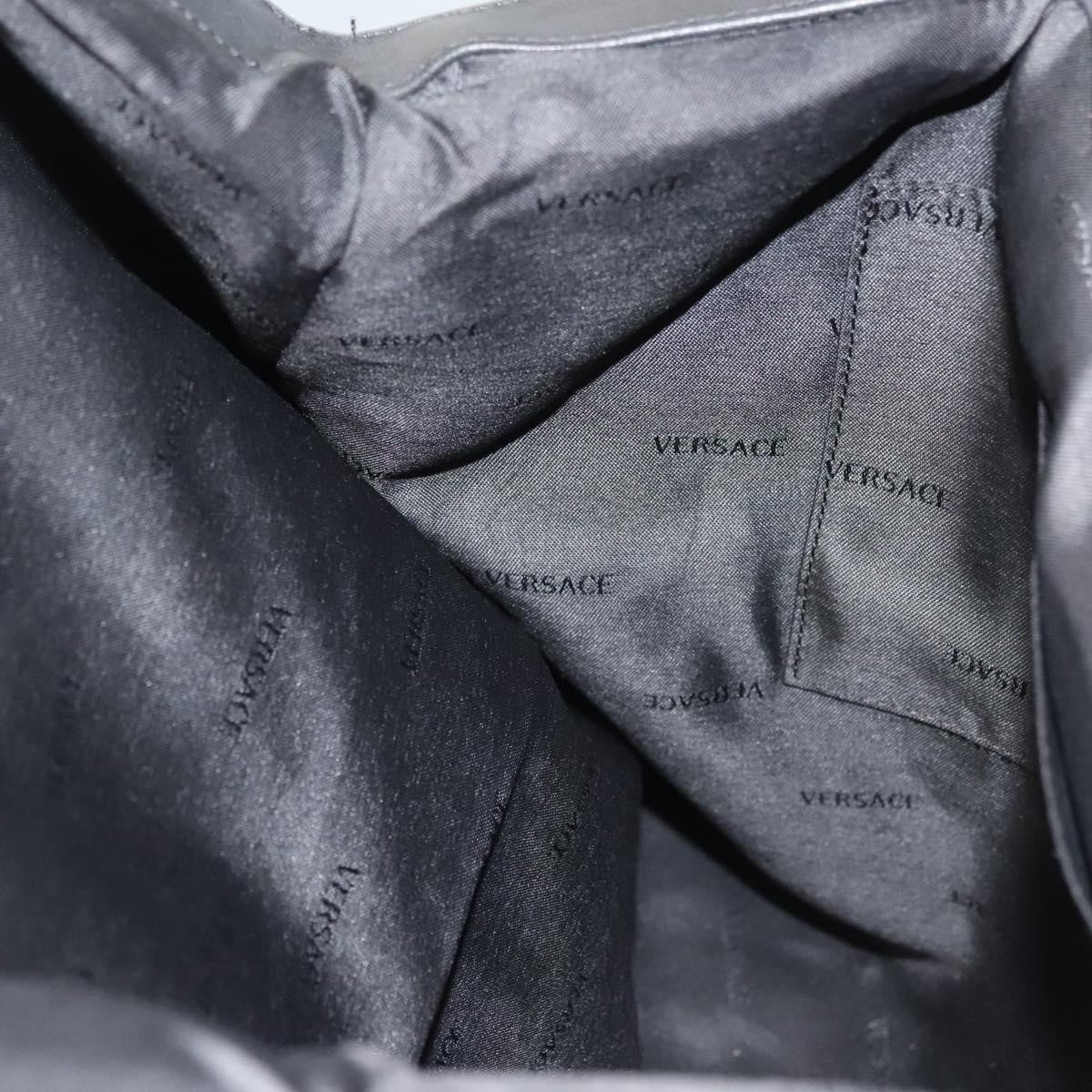 Versace Medusa Tote Leather, BLACK, LEATHER, Tote bag