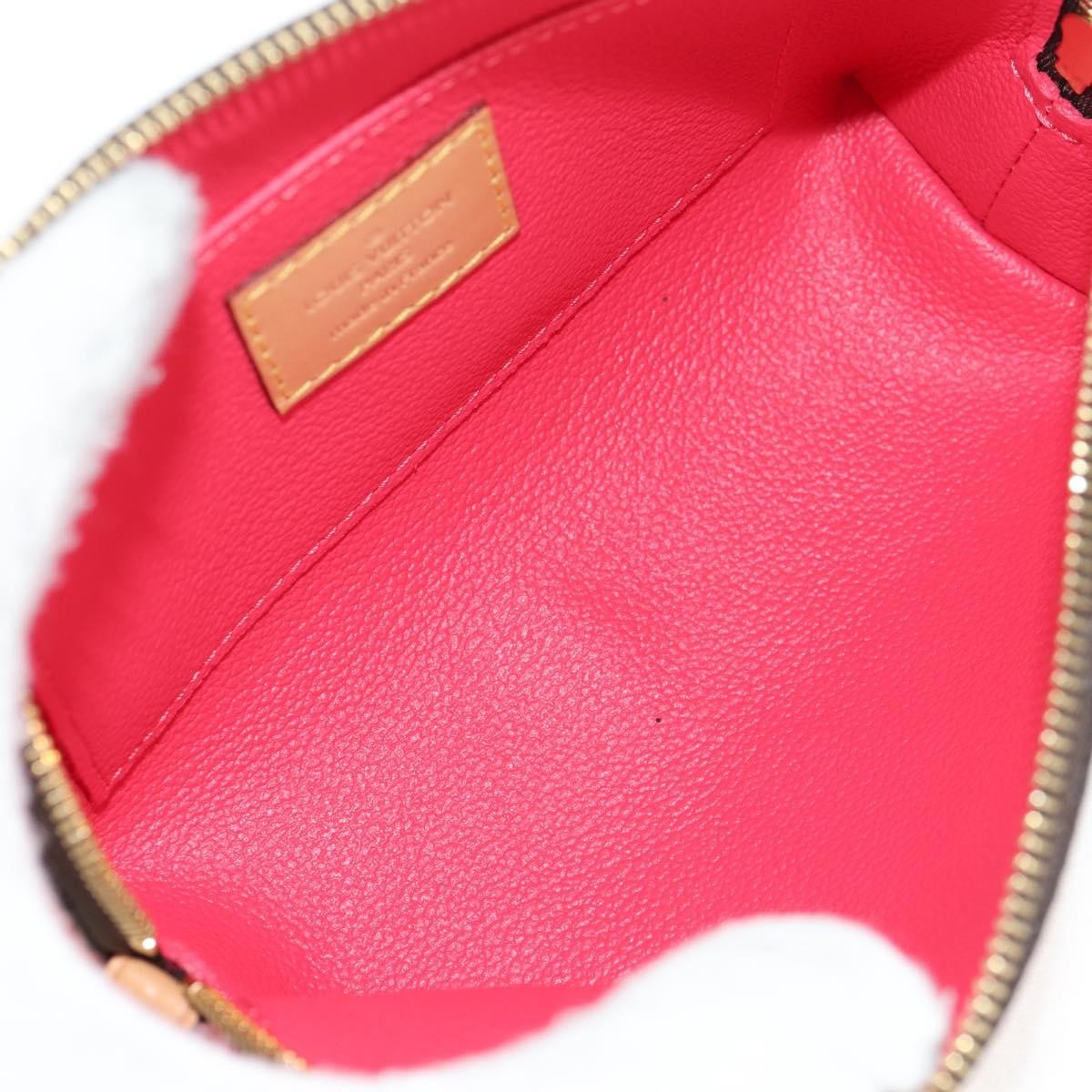 Louis Vuitton Cosmetic Pouch Limited Edition Monogram Jungle Dots, BROWN, CANVAS, Toiletry Case