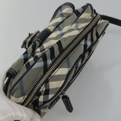Burberry Nova Check Blue Label Nylon, GRAY, NYLON, Bag