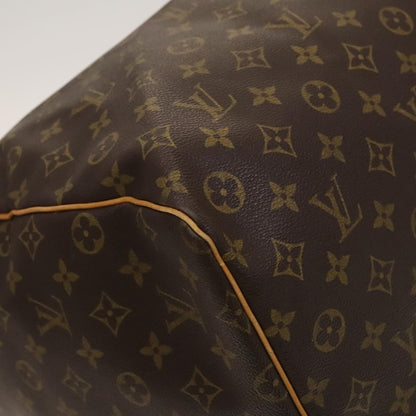 Louis Vuitton Keepall Bag Monogram Canvas, BROWN, CANVAS, Travel bag