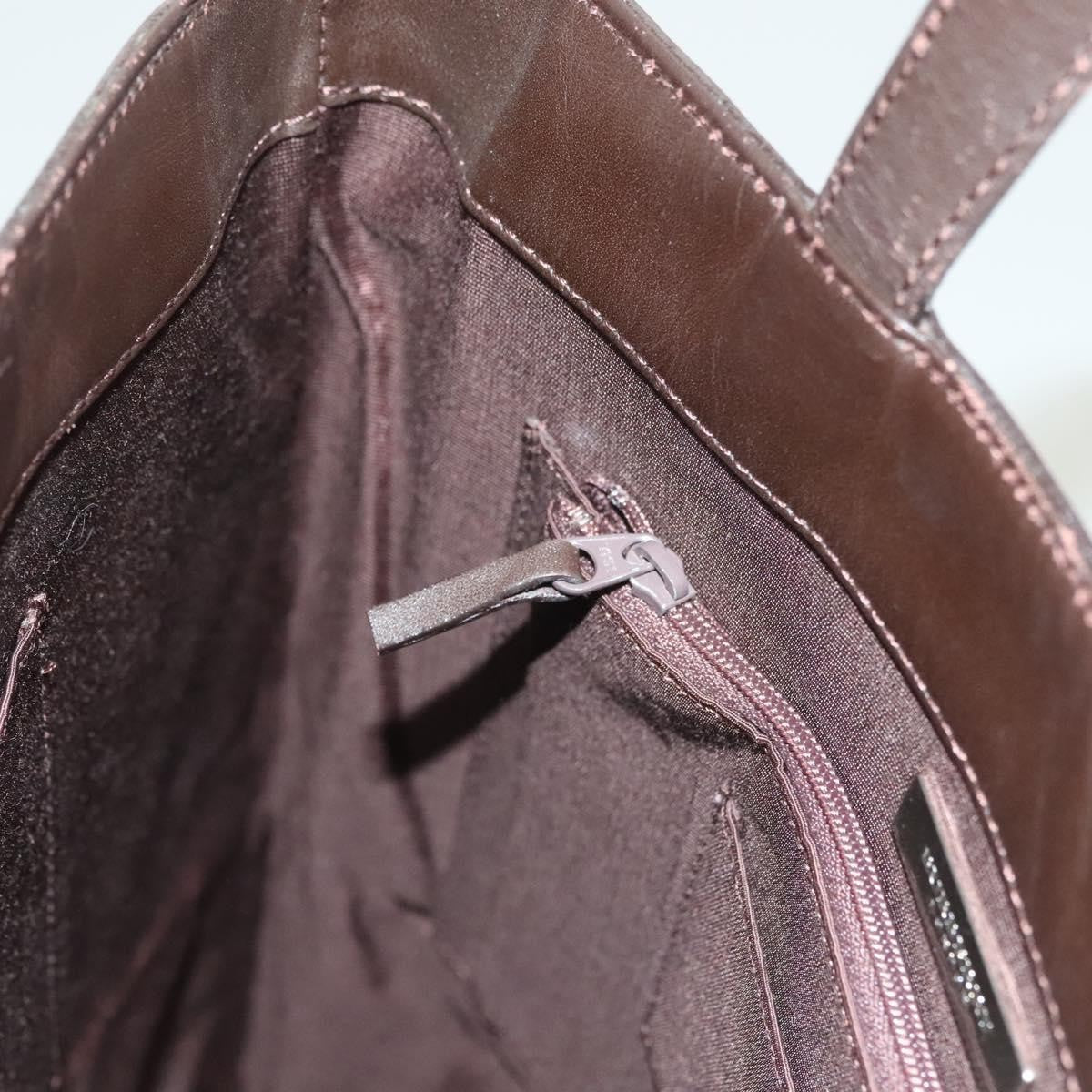 Burberry Vintage Handbag Leather, BROWN, LEATHER, Handbag