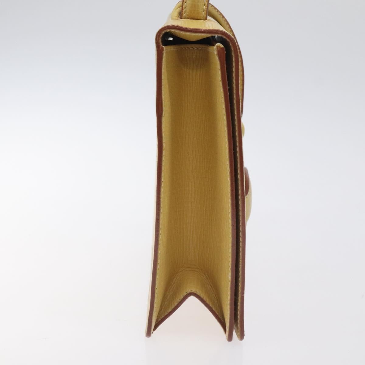 Loewe Barcelona Shoulder Bag Leather, YELLOW, LEATHER, Shoulder bag