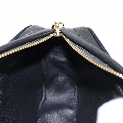 Chanel Vintage Diamond CC Camera Bag Quilted Lambskin, Black, Leather, Clutch