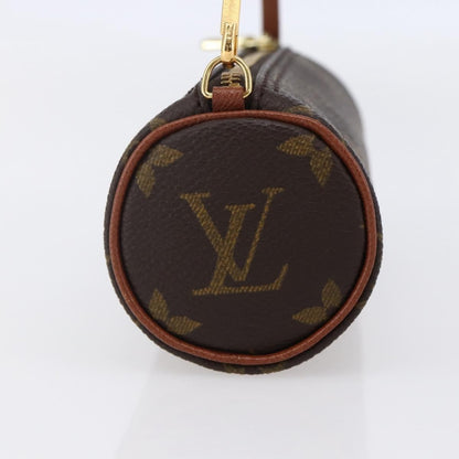 Louis Vuitton Papillon Pochette Monogram Canvas, BROWN, CANVAS, Clutche & pouche