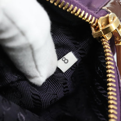 Prada Logo Zip Pouch Tessuto, PURPLE, NYLON, Clutche & pouche