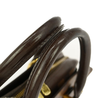 Louis Vuitton Triana Bag Damier, BROWN, CANVAS, Handbag