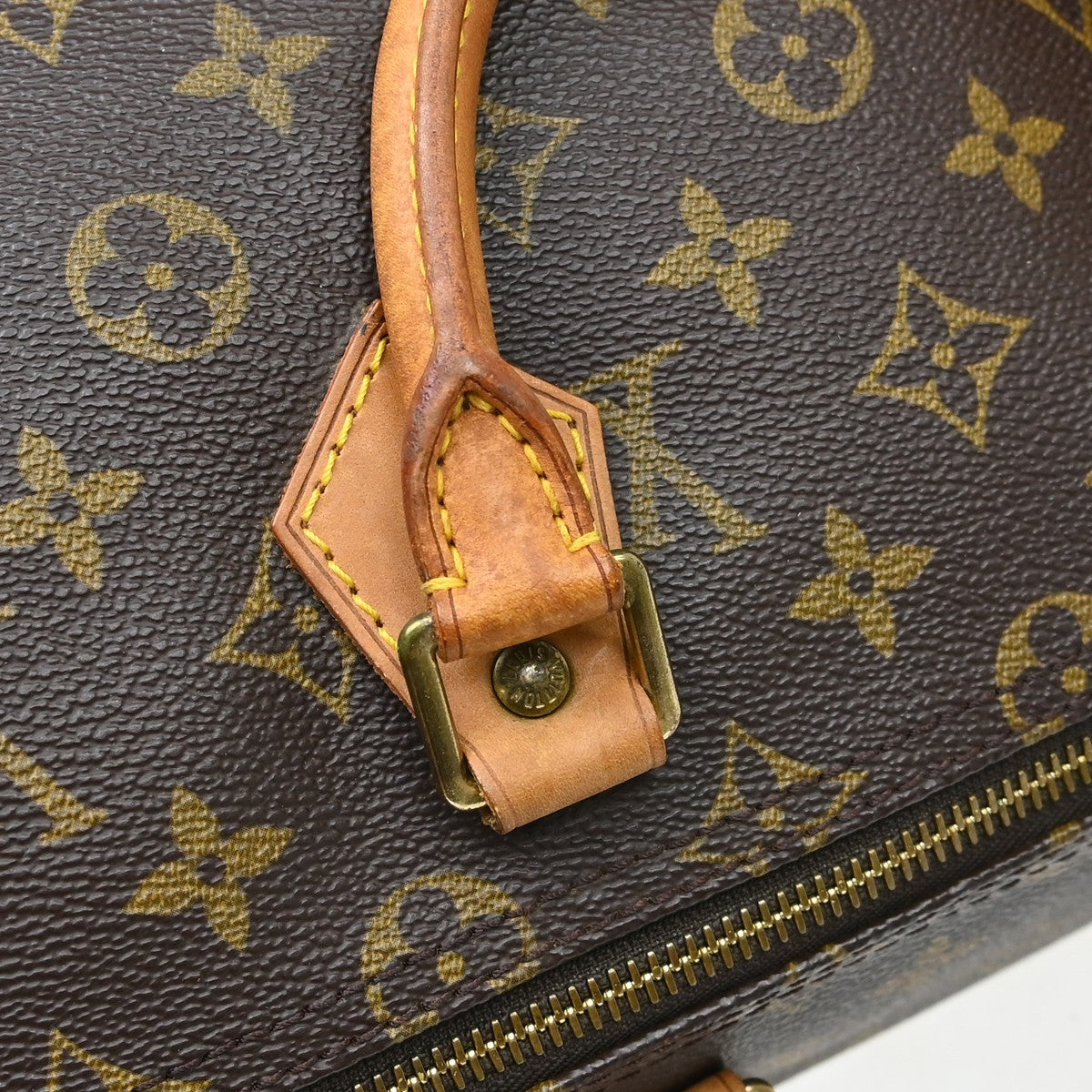 Louis Vuitton Speedy Handbag Monogram Canvas, Brown, Canvas, Handbag