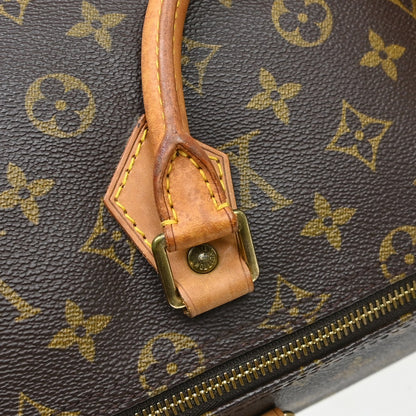 Louis Vuitton Speedy Handbag Monogram Canvas, Brown, Canvas, Handbag