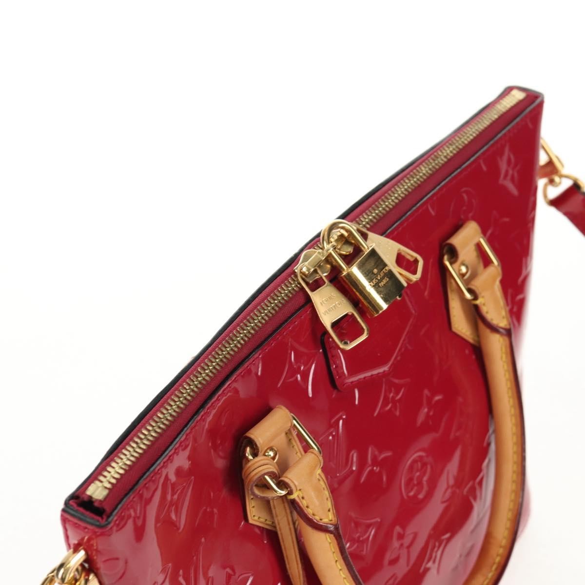 Louis Vuitton Montebello Handbag Monogram Vernis, PINK, PATENT_LEATHER, Handbag