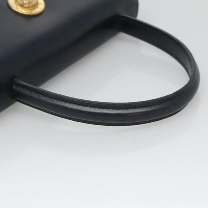 Celine Handbag Leather, NAVY, LEATHER, Handbag