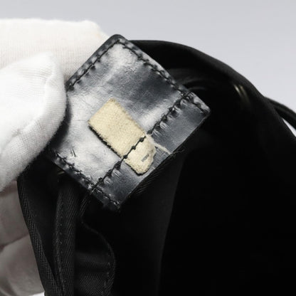 Prada Vela Drawstring Bucket Wristlet Pouch Tessuto, BLACK, NYLON, Clutche & pouche